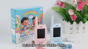 2pcs Childrens Video Walkie Talkie Long Range 500M 2 Pack Rechargeable Clear Voice&Chat Walkie Talkies Toddler Toys Gifts