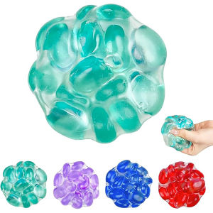 Super transparent gemstone noise ball can shape decompress knead and relieve pressure with a soothing tool