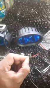 UNIVERSAL Alloy Wall E Light LED Light Motorcycle Accessories (BLUE/WHITE/RED)