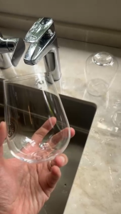 Set of 6 - Ultra thin Stemless Crystal Wine Glass - "One for All" stemless glass is perfectly shaped for all types of wine: white red sparkling and dessert [Made For Drinkers}