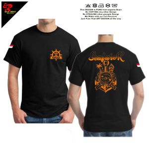 Baju Kaos Pelaut Jangkar Seafarer Distro Lengan Pendek