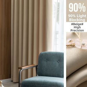ORIENTAL LAN | Total Blackout Easy Install No-Drilling Curtains