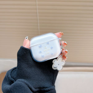Transparent Cute Airpods pro Protective Case for 1/2/3 Generation Apple Earphones Soft TPU Shell Shockproof Durable Cover