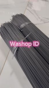 Lidi bambu hitam 2mm Panjang 65cm isi 300 batang Jeruji Sangkar burung