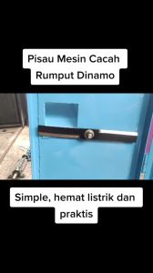 Pisau Cacah Rumput Uk 3040cm +as 10mm sambungan mesin sanyo