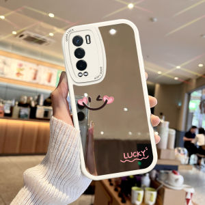 NAZHIMING | Drop-resistant Soft Silicone Case for Realme GT Series Mirror Smile