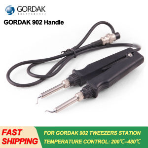 GORDAK 902 BGA Rework Soldering Station Double Electric Heating Clip Soldering Iron Tweezers Desoldering Tools