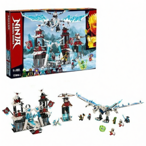 LELE BROTHER | Ice Dragon Castle Set Assembly Toy