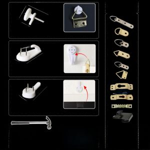 Screwless Wall Nail Wall Painting Punch-Free Strong Load-Bearing Invisible Hook Hanging Photos Photo Frame Wedding Photo Hook