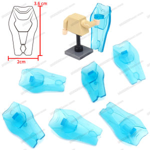 บล็อกอุปกรณ์ชุดป้องกันแสงน้ำเงินดิจิตอล โมเดลตัวละครขนาดเล็ก ชุดเล่นโมเดลที่เข้ากันได้ อุปกรณ์ชุดตั้งชื่อตัวละคร