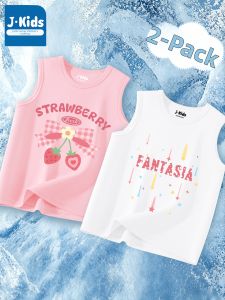 JKIDS | Cotton Summer Vest for Girls Slim Fit