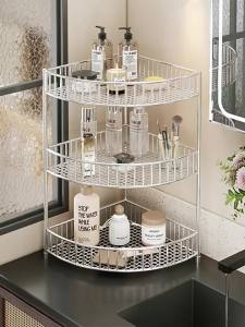 Drill-Free Bathroom Corner Shelf