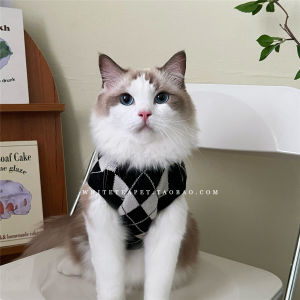 Warm Winter Sweater for Pets Dogs And Cats Short Leg No Sleeve Cute Baby Cat Costume Warm Clothes for Small Pets