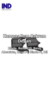 Kampas Rem Cakram Depan Supra X 125 & Aksesoris Motor Berkualitas