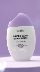 FACETOLOGY TripleCare Sunscreen Triple Care Facetologi Suncreen tabir surya sunblock sun block wajah