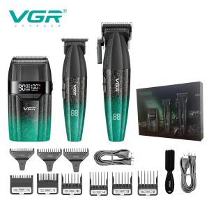 VGR | VGR Hair Trimmer Professional Electric Shaver Cordless Barber Clippers Hair Cut Machine Metal Trimmer for Men V-003 V-906 V-308