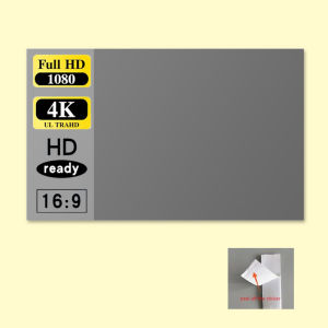 60-120 inch projection screen metal anti light screen can project during the day dont worry about reflectionfoldable portable