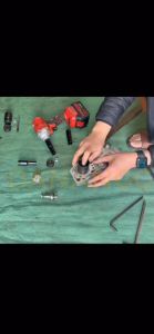 Cảo vam ra và ép vào sin phốt bơm nước mát Honda AB Lead SCR SH