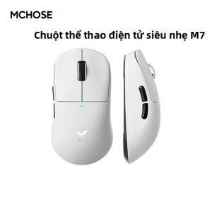 Chuột Chơi Game Không Dây MCHOSE M7 Ultra Bluetooth 3 Chế Độ Paw3950 Nhẹ Chống Trơn Trượt Dùng Cho Esports Và Văn Phòng Sử Dụng Switch OMRON