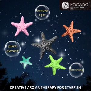 [EXPIRED]KOGADO Car Perfume Air Freshener 5 EVA MAX - “3D Star Fish” - 5 Fragrance Scents Collection Pewangi Kereta