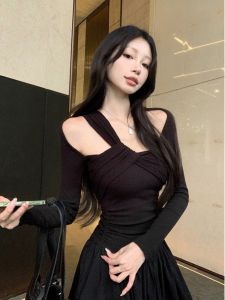 Lady Style Inner Dress Coat Hook Date Skirt Women Spring Autumn New Waist Inward Meat Conceal Slimming Uneven Dress Skirt