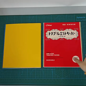 กระดาษกดรอยผ้า กระดาษคาร์บอนสำหรับผ้า (แพค 5 แผ่น) ใช้สำหรับงานตัดเย็บ งานผ้า