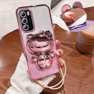 เคสโทรศัพท์สำหรับ OPPO Reno 12Pro 5G ตัวปกป้องกล้องถ่ายรูปครอบ Reno 12F A3Pro Reno 12ด้านหลังพร้อมที่ยึดและสายรัด