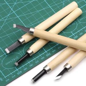 12Pcs Professional Wood Carving Chisel Knife Hand Tool Set For Basic Detailed Carving Woodworkers Gouges