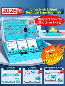 deli | Physics Educational Science Kit Electromagnetism Optical Mechanics Experiments Full Set