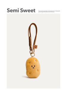 Original Cute Southern Potato Plush Toy Keychain Backpack Hanging Decoration Creative Bag Hanging Accessory