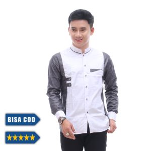 BISA COD / baju koko panjang modern pria dewasa / baju koko dewasa model terbaru / baju koko pria lengan panjang terbaru / baju koko pria keren pakistan ammu santri hadroh azzahir gus azmi / busana muslim pria / kemeja koko pria