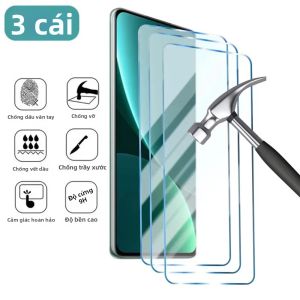 1-3 Miếng Dán Bảo Vệ Màn Hình Kính Cường Lực Cho Xiaomi 17 Pro Max 17T Pro 15T Pro 14T Pro 13T Pro 14 13 12 Lite 12T Pro - Chống Trầy Xước Độ Nét Cao