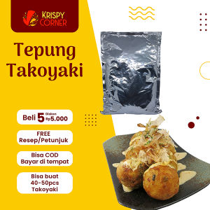 Tepung Premix Takoyaki / Okonomiyaki Ukuran 1Kg / 1000 Gram