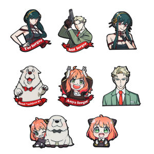 Potdemiel | 8Pcs SPY×FAMILY Enamel Pins Anya Loid Yor Bond Metal Brooch Lapel Badge Backpack Clothes Decor Anime Fan Collectible Gift