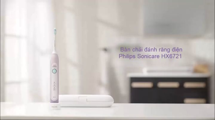 Bàn chải đánh răng điện Philips Sonicare HX6721 - Hàng Nhập Khẩu Chính Hãng