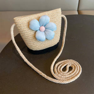 DUBAO | Sunproof Crossbody Straw Hat Kids