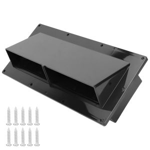 RV Exhaust Vent Cover – Fits for Camper Trailer and Motorhome Range Hoods and Exhaust Vents – Includes 10 Screws