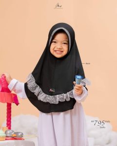 New jilbab hijab kerudung Jersey instan anak bayi baby kids wanita couple sepsang kakak adik TK SD 2 3 4 5 6 7 8 9 tahun variasi renda tile arrafi AR 795 terbaru terlaris viral kekinian ootd best seller 2023 daily simple gratis ongkir COD