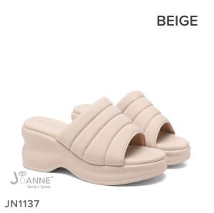 JOANNE Highsole Wedges Sandals Shoes Sepatu Wanita #JN1137