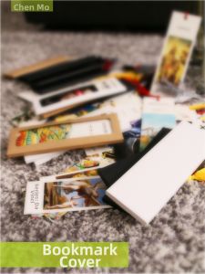 Custom Printable Bookmark Organizer Gold Hot Stamping