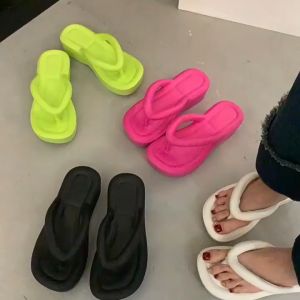 Tsion ฮิตติดอันดับ รองเท้าหูหนีบ พื้นหนาเพิ่มความสูง สบายไม่เจ็บเท้า รองเท้าหูหนีบ พื้นนิ่มมาก มีกันลื่น ฮิตมากใ