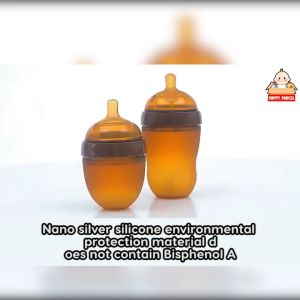 [PIKO BELLO] Free Straw Silicone Baby Milk Bottle Feeding Bottle Baby Botol Susu Anti Colic Newborn Bottle Feeding 宝宝奶瓶