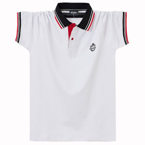 VSheng Big Size Collar Polo T Shirt For Men Summer Casual Plus Size Man Lapel Tops