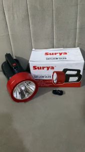 Surya Senter LED Super Terang 2in1 SHT L15W 12LED 1500 Meter Rechargeable 8 Hours