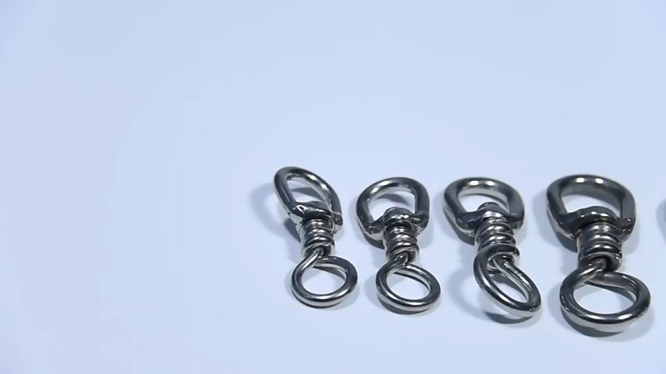 1PCS Heavy Duty Swivel Fishing Swivels Ball Bearing Swivel Wit Solid Rings Fishing Line Connector
