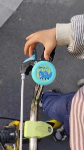 1PC Kids Cartoon Unicorn Bike Bell Loud Warning Alarm Clear Sound Kid Bike Ring Bell Safety Cycling Handlebar Accessories