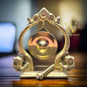 Miniatur Gong Naga / Gong Cantuk Kuningan Ukuran Kecil