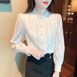 DAIXIANGFEIZI | Áo Sơ Mi Dài Tay Chống Lạnh Có Ren