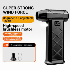 Powerful Dust Blower 800000RPM Brushless Motor Type-C Rechargeable Outdoor Air Duster Blower Air Blower Cleaning PC Turbo Fan