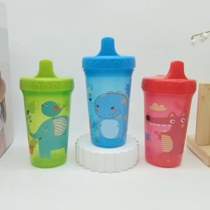 300ml Leak-Proof Baby Sippy Cup Toddler Anti-Bite Training Water Cup Childrens Drinking Training Cup Duckbill Shaped Water Cup Food-Grade Material BPA-Free Suitable For Infants And Toddlers